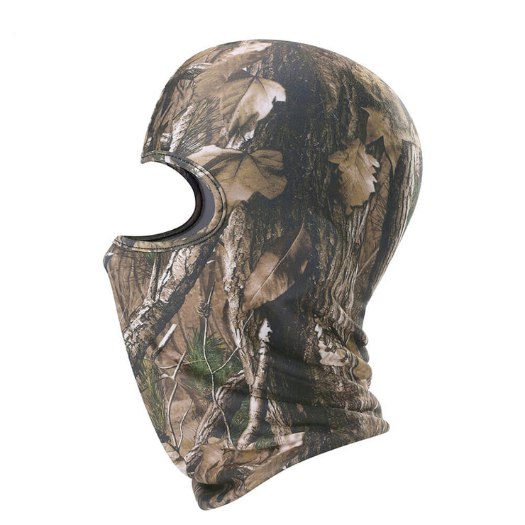 Cagoule camouflage feuille