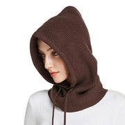 Cagoule femme élégante marron