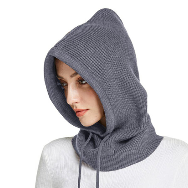 Cagoule élégante grise pour femme