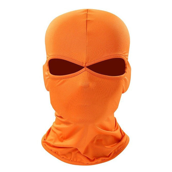 Cagoule 2 trous orange