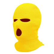 Cagoule jaune 3 trous