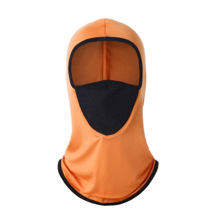 Cagoule moto orange